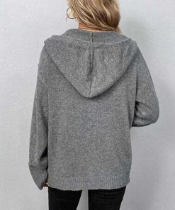 Kvinnor Zula | Filippa - Bekvam Cardigan Med Huva