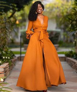 Kvinnor Zula | Khalani - Unik Elegant Klanning Orange