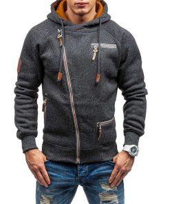 Man Zula | Paul | Casual Dragkedja Hoodie