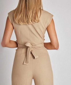 Kvinnor Zula | Florence - Elegant Armlos Jumpsuit