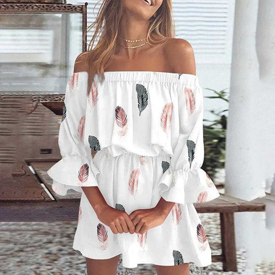 Kvinnor Zula | Irca - Off Shoulder Sommarklanning