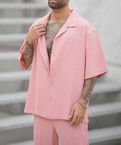 Man Zula | Livio - Casual Set For Man Rosa