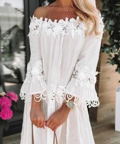 Kvinnor Zula | Dorota - Snygg Off Shoulder-Klanning