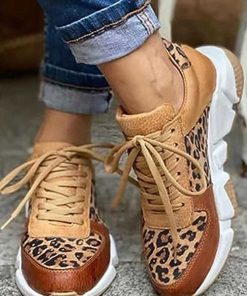 Kvinnor Zula | Celine - Trendiga Sneakers For Kvinnor Leopard